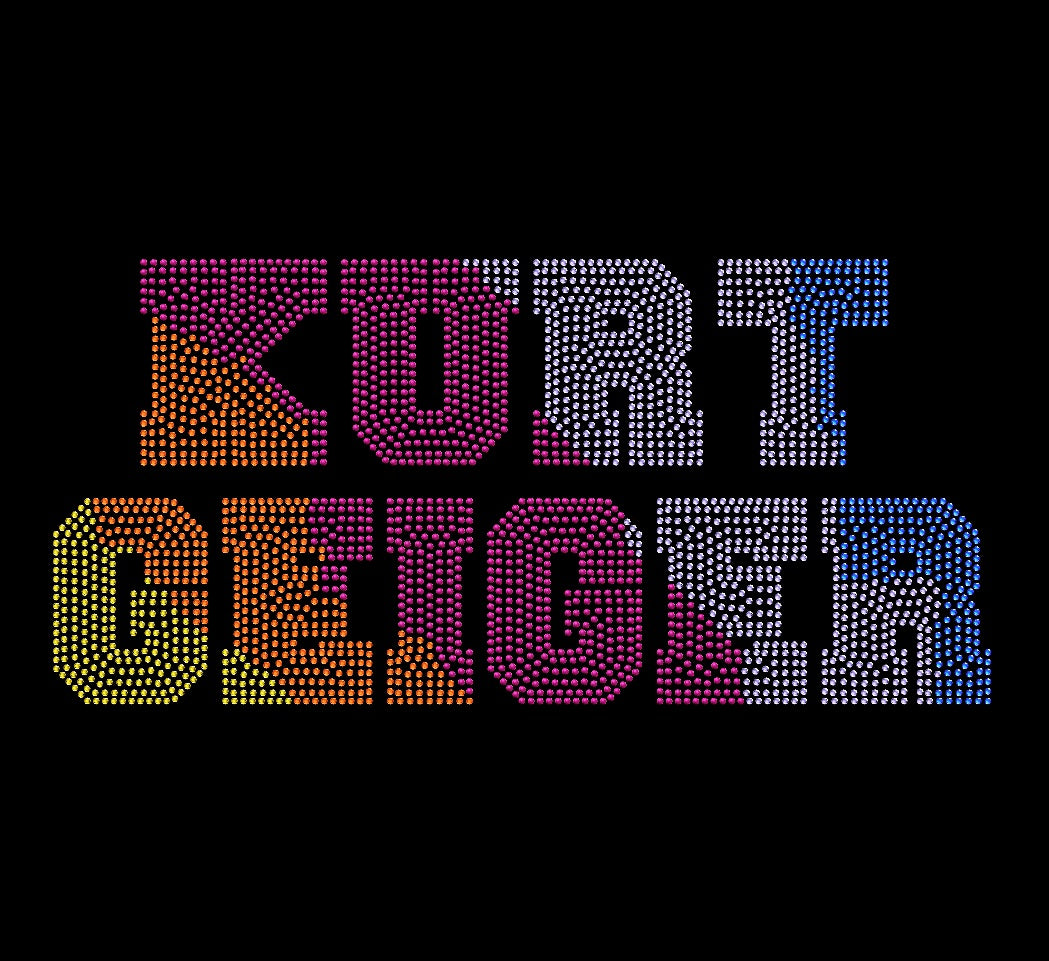 Kurt Geiger Rhinestone T-Shirt or Iron On
