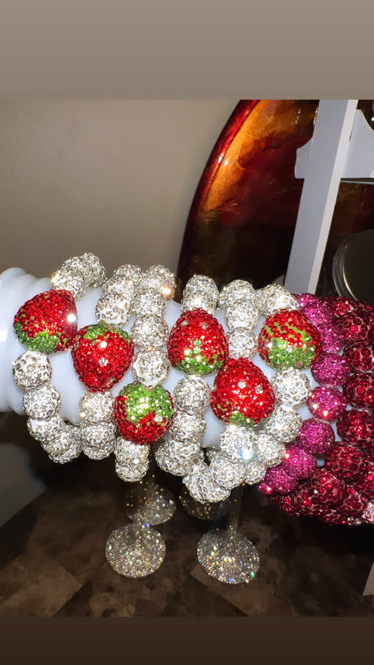 Strawberry Stack Bracelet