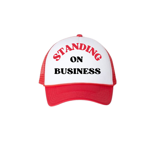 Standing On Business Hat