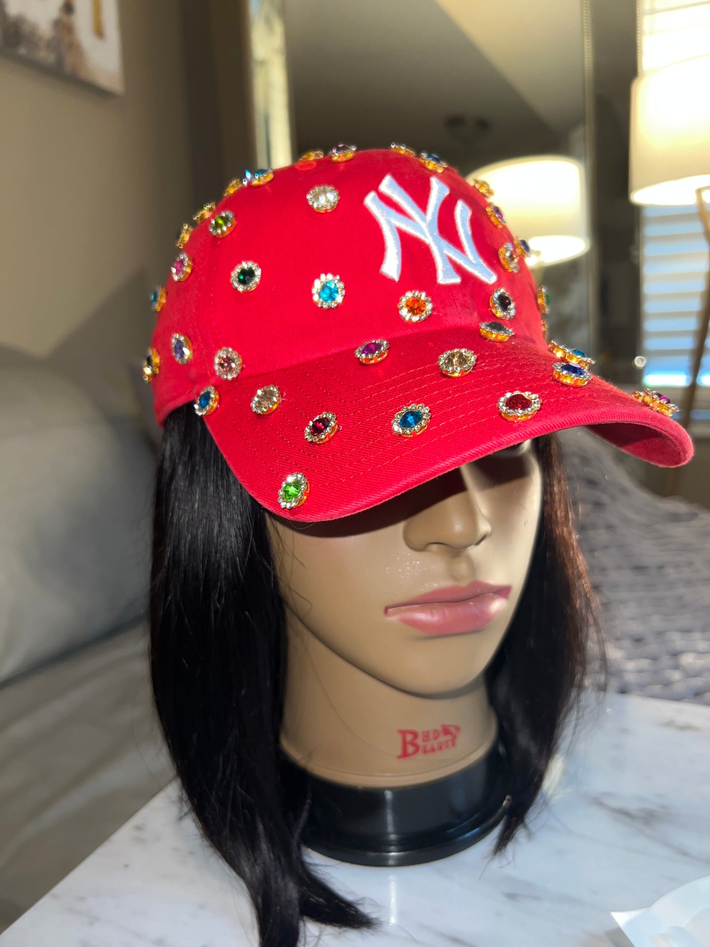 Rhinestone Snapback Hat