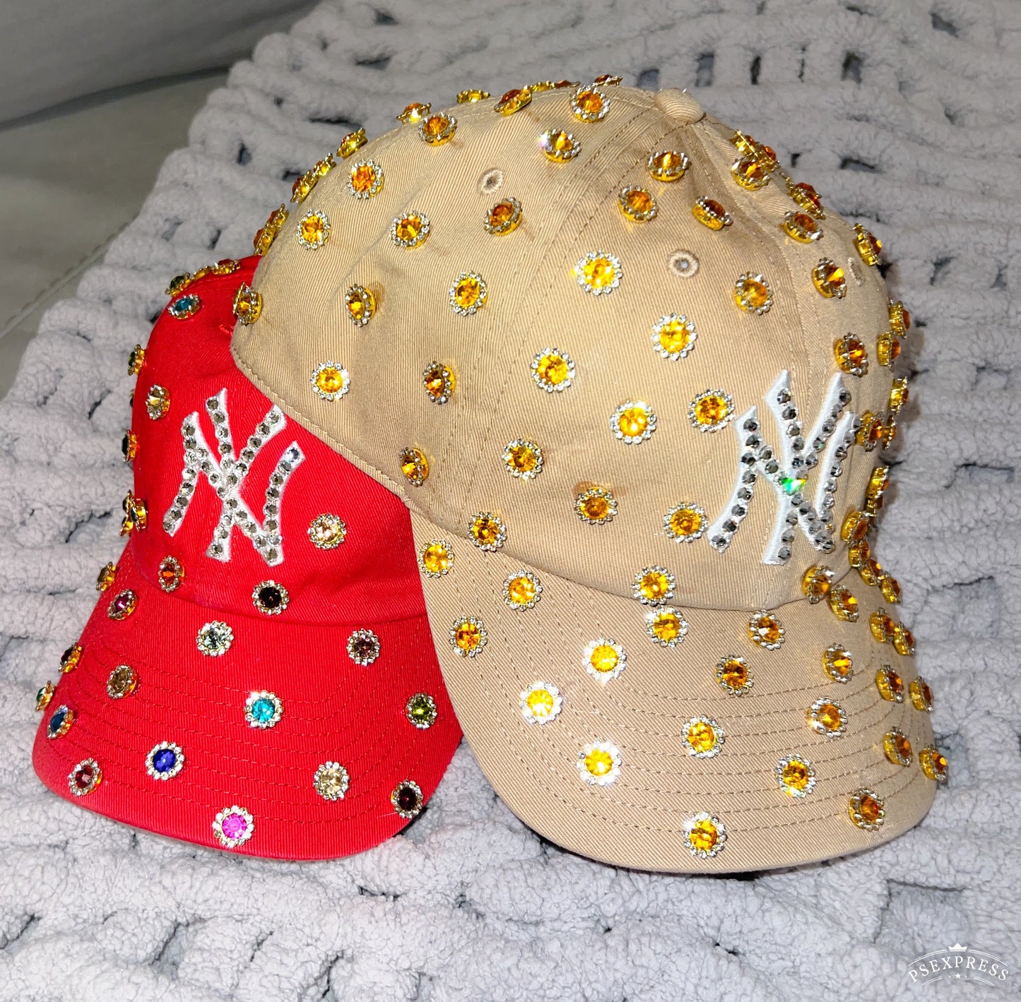 Rhinestone Snapback Hat