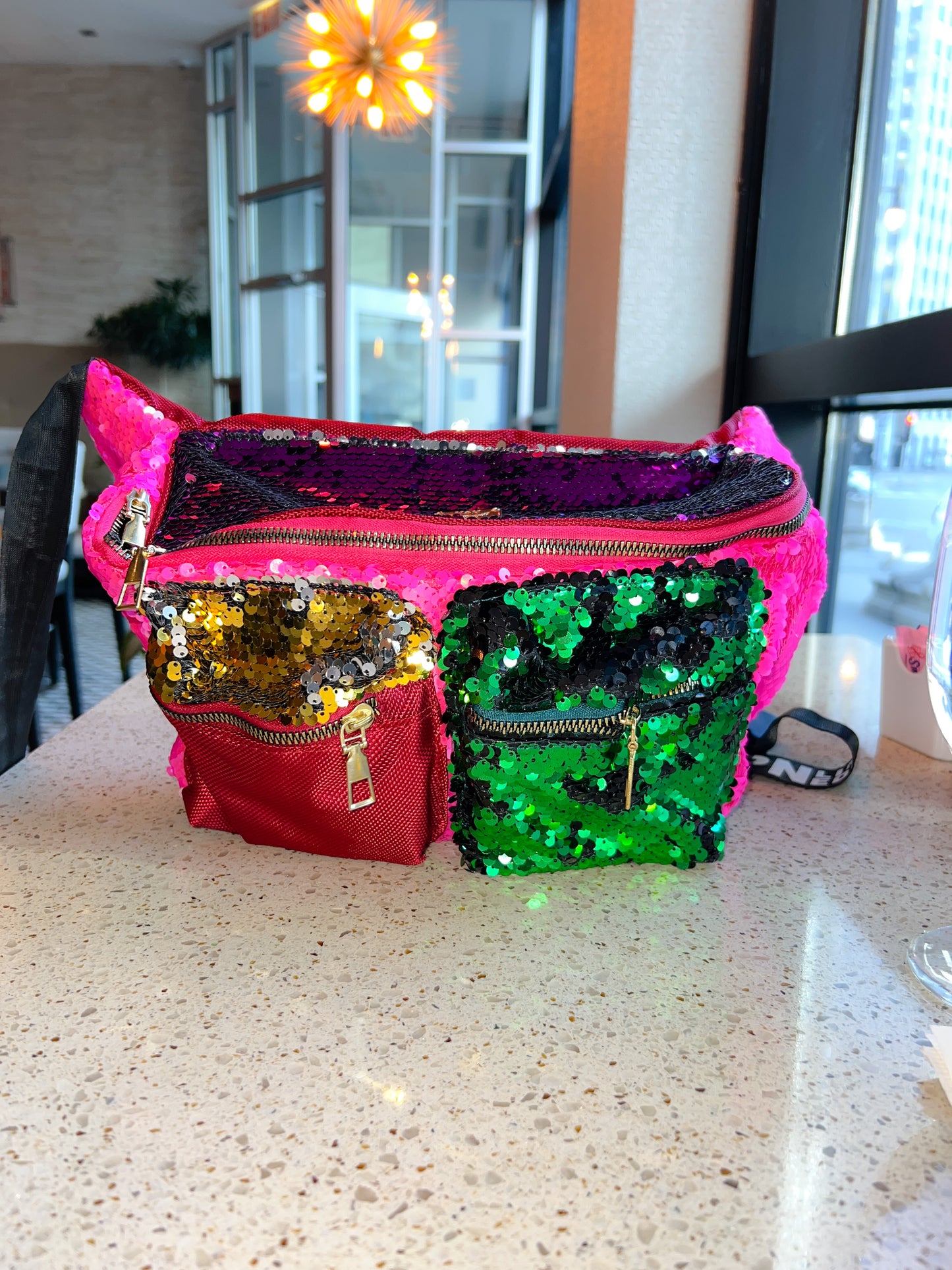 Sequin Fanny Pack